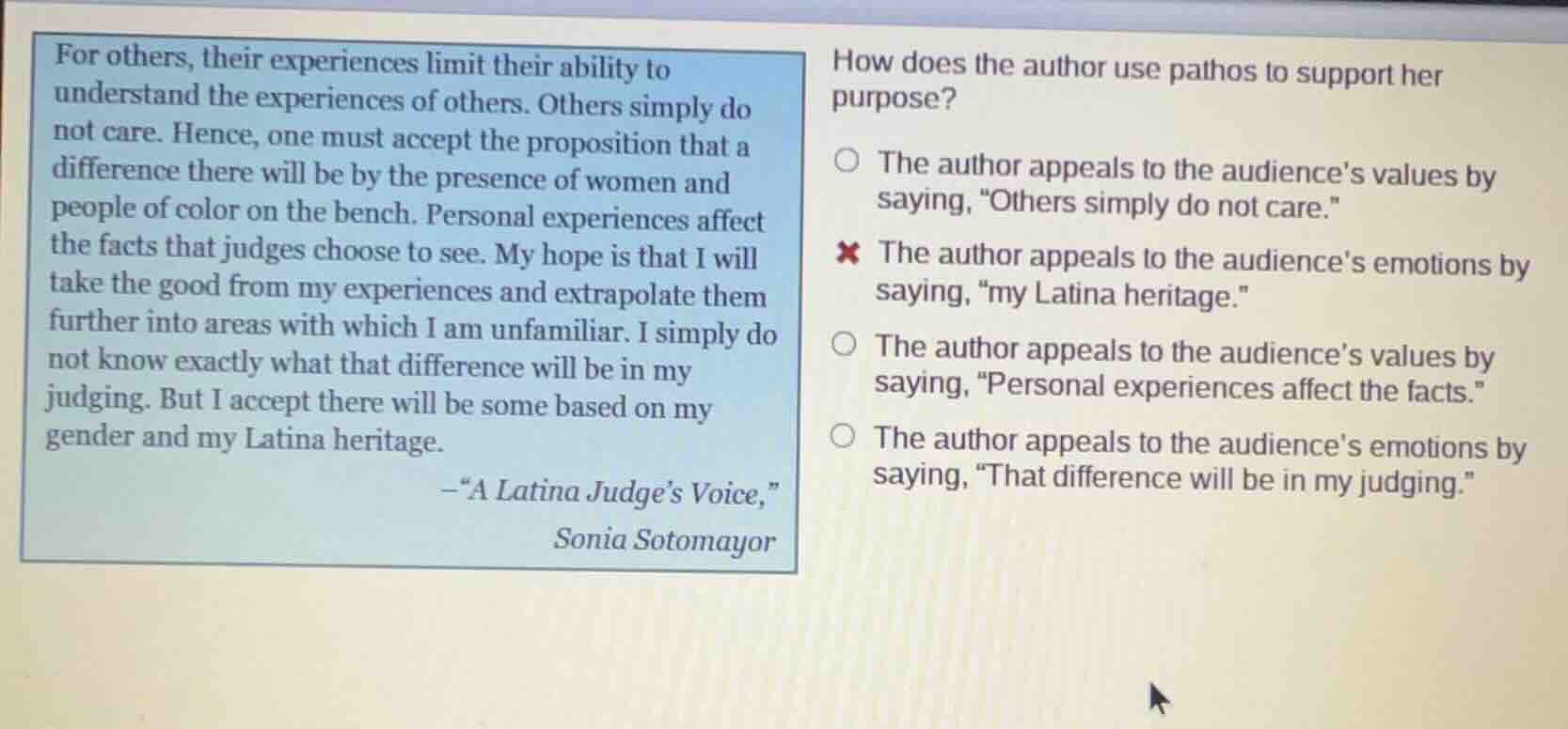 for others, their experiences limit their ability to understand the exp…