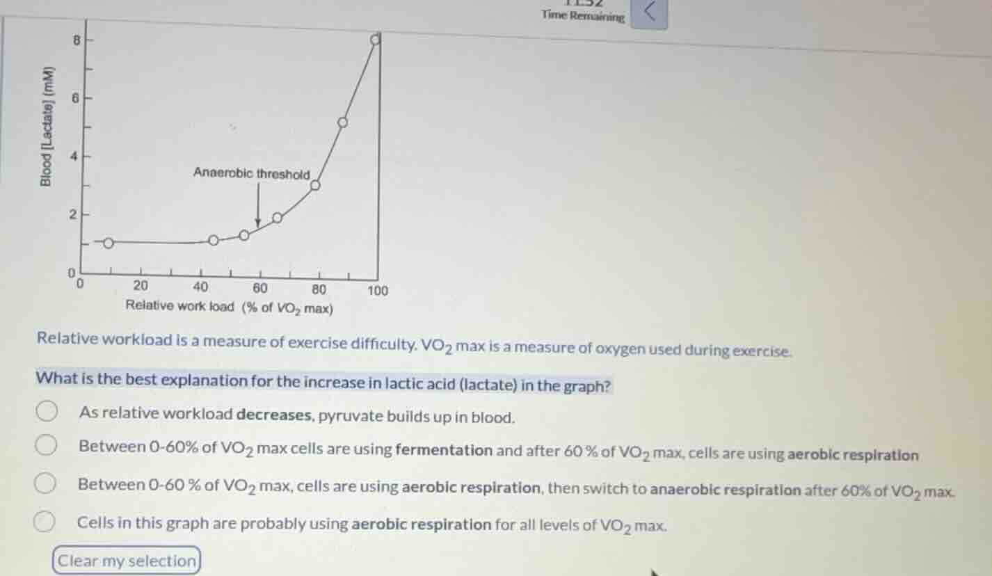 relative workload is a measure of exercise difficulty. vo₂ max is a mea…