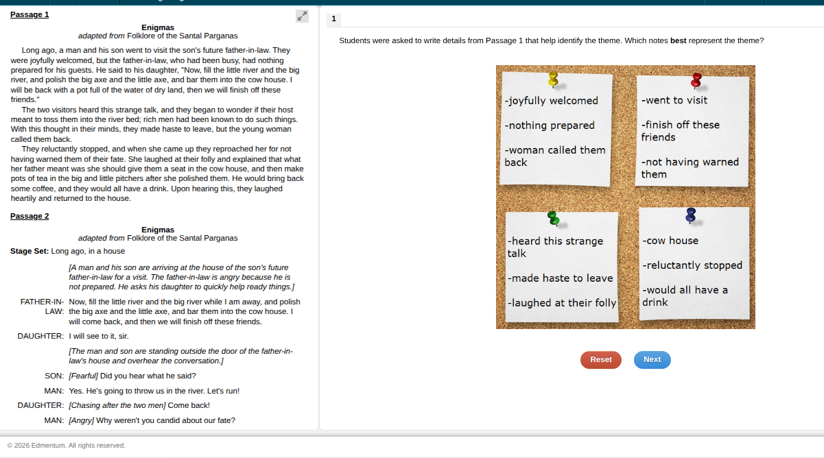 passage 1 enigmas adapted from folklore of the santal parganas long ago…