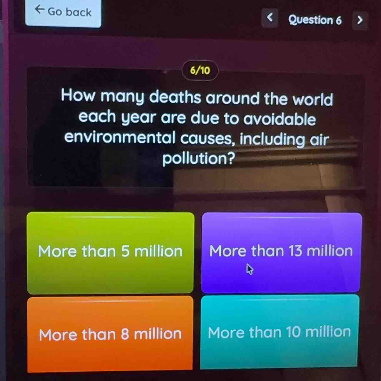 how many deaths around the world each year are due to avoidable environ…