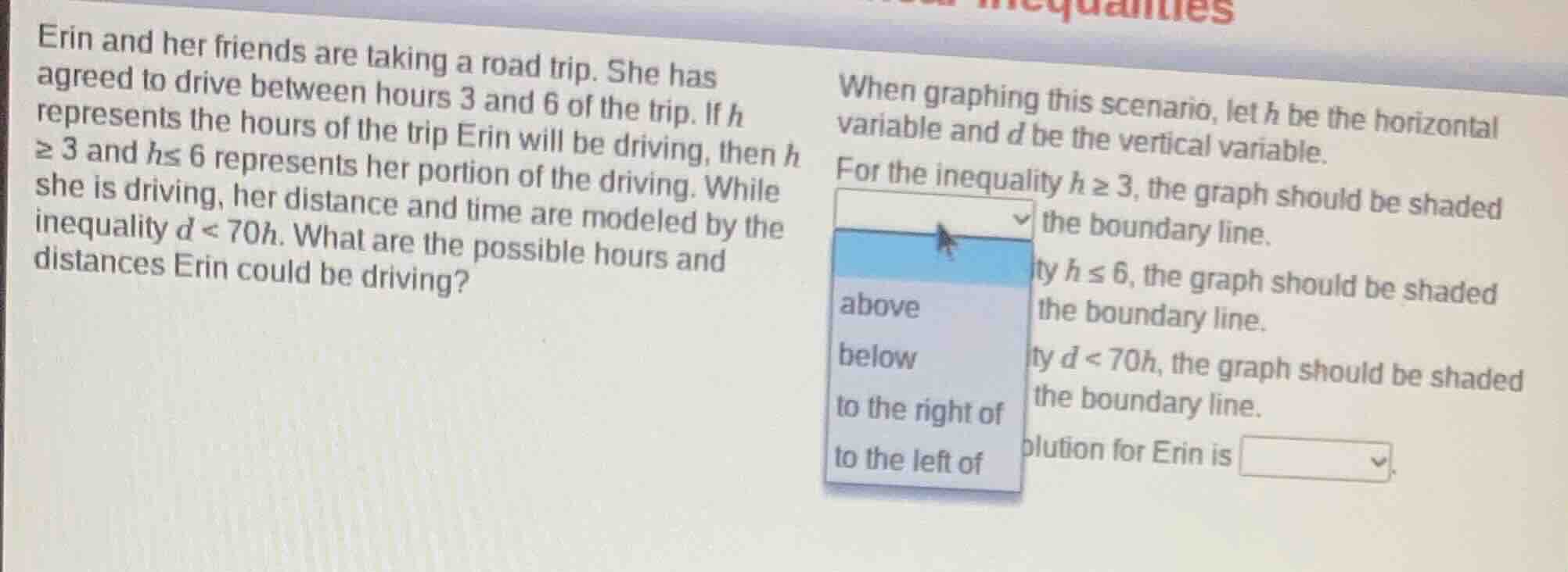 erin and her friends are taking a road trip. she has agreed to drive be…