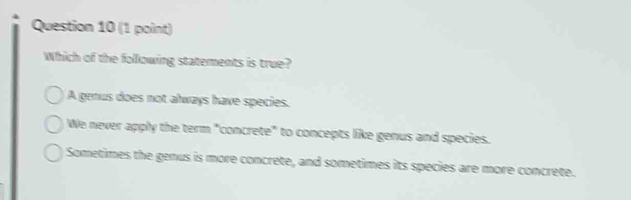 question 10 (1 point) which of the following statements is true? a genu…