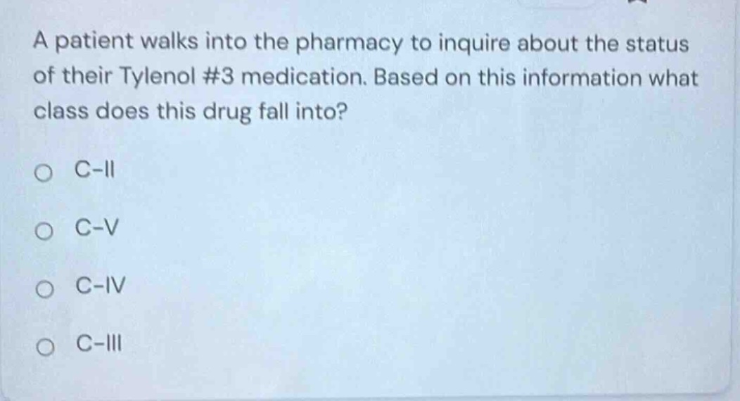 a patient walks into the pharmacy to inquire about the status of their …