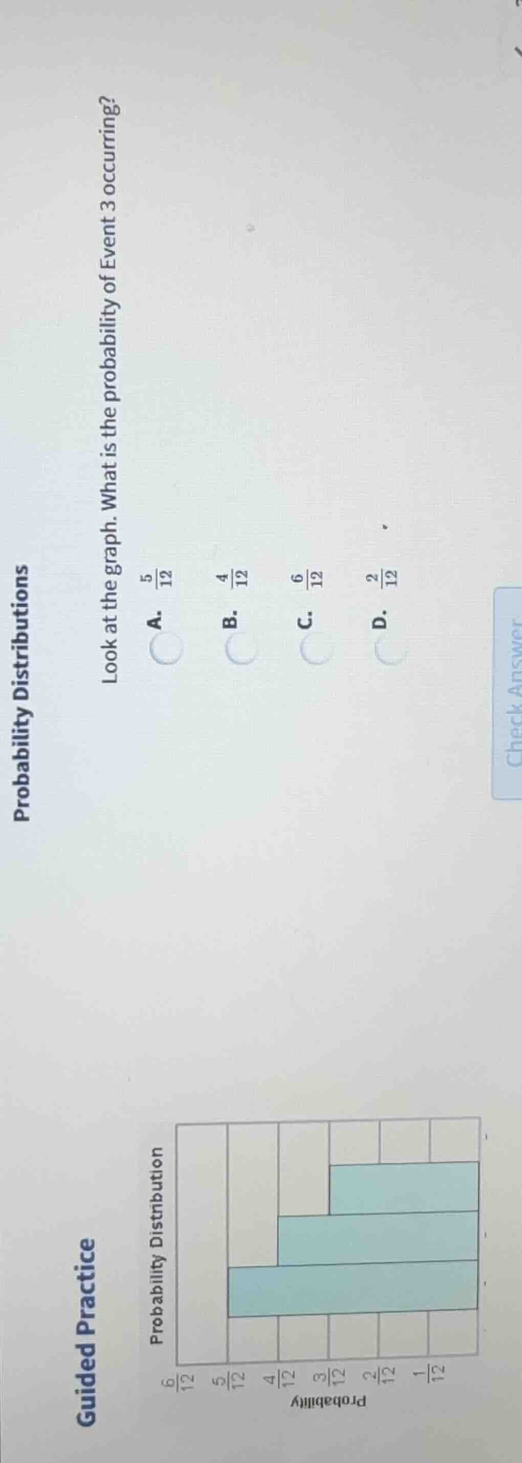 probability distributions guided practice look at the graph. what is th…