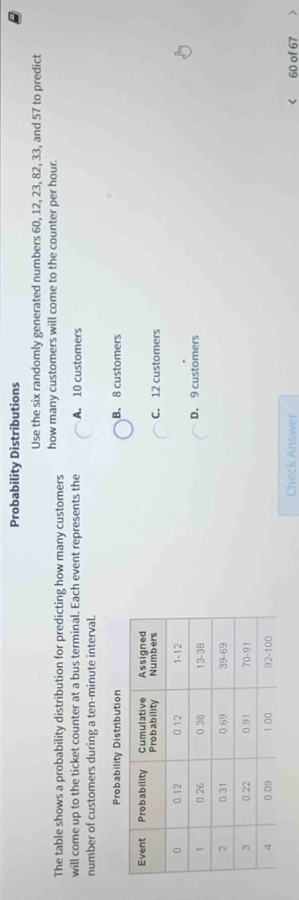 probability distributions the table shows a probability distribution fo…