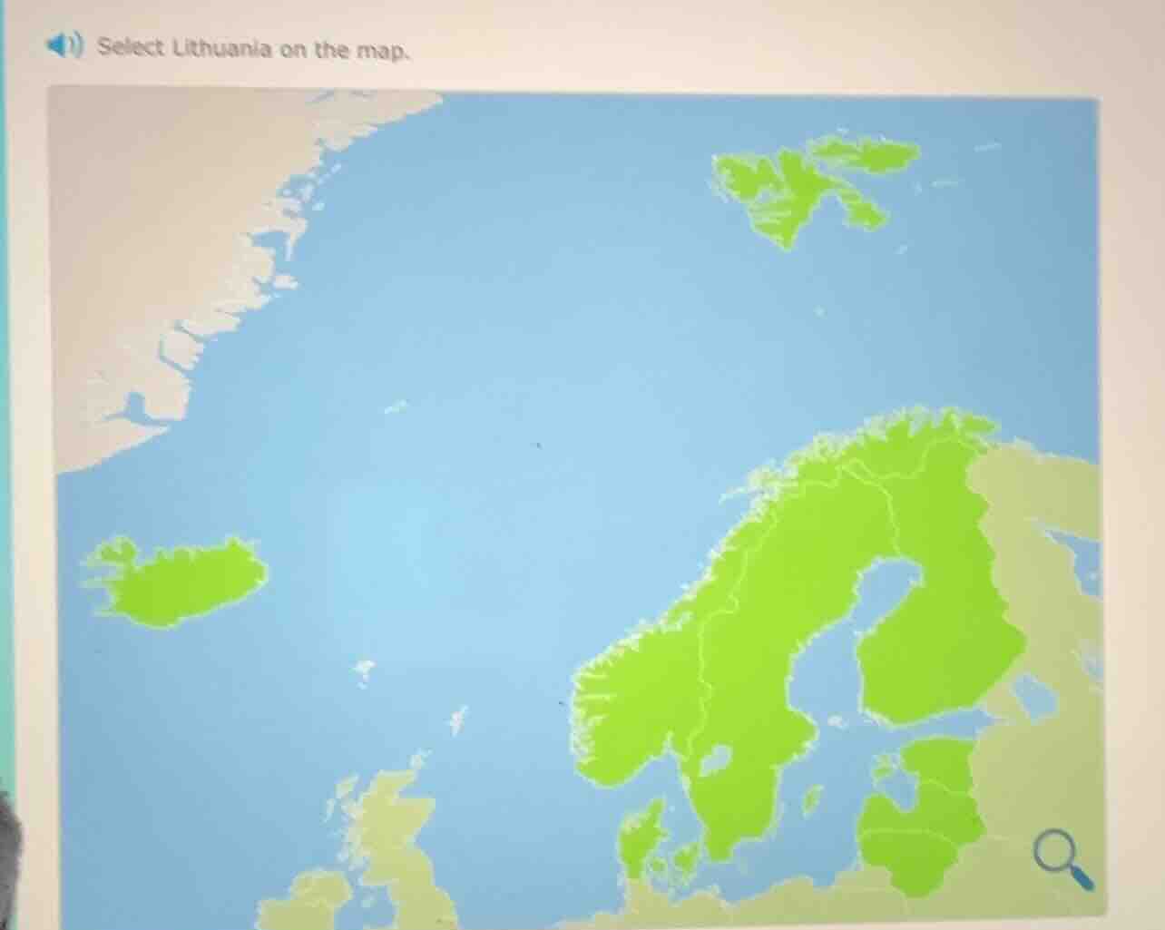 select lithuania on the map.