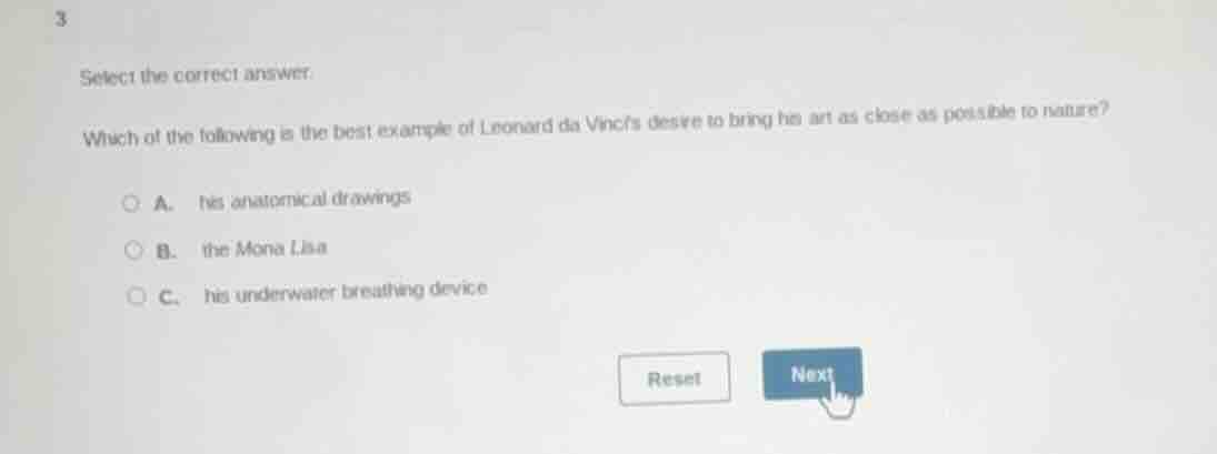 3 select the correct answer. which of the following is the best example…