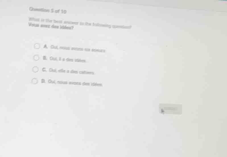 question 3 of 10 what is the best answer to the following question? vou…