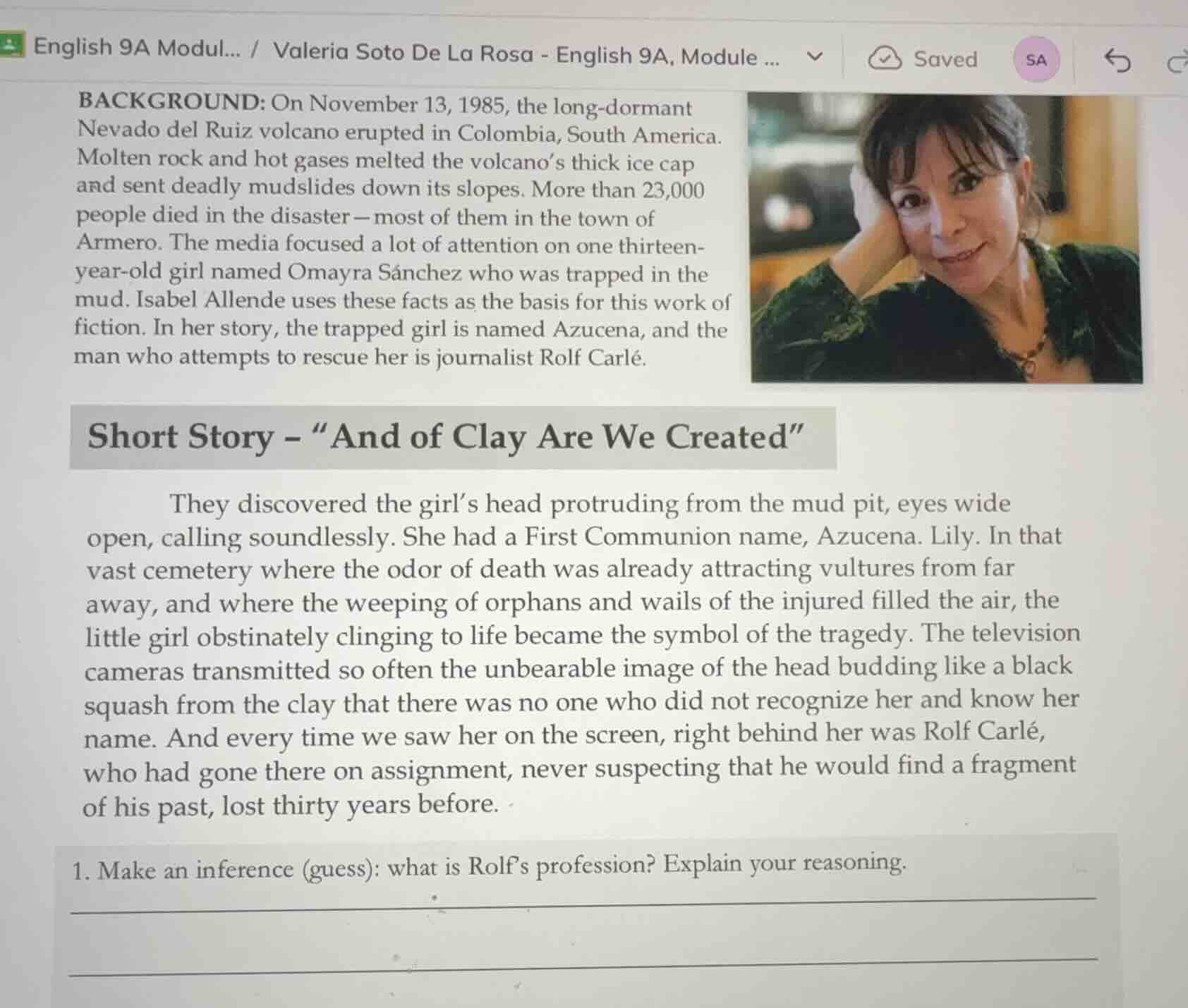 background: on november 13, 1985, the long - dormant nevado del ruiz vo…