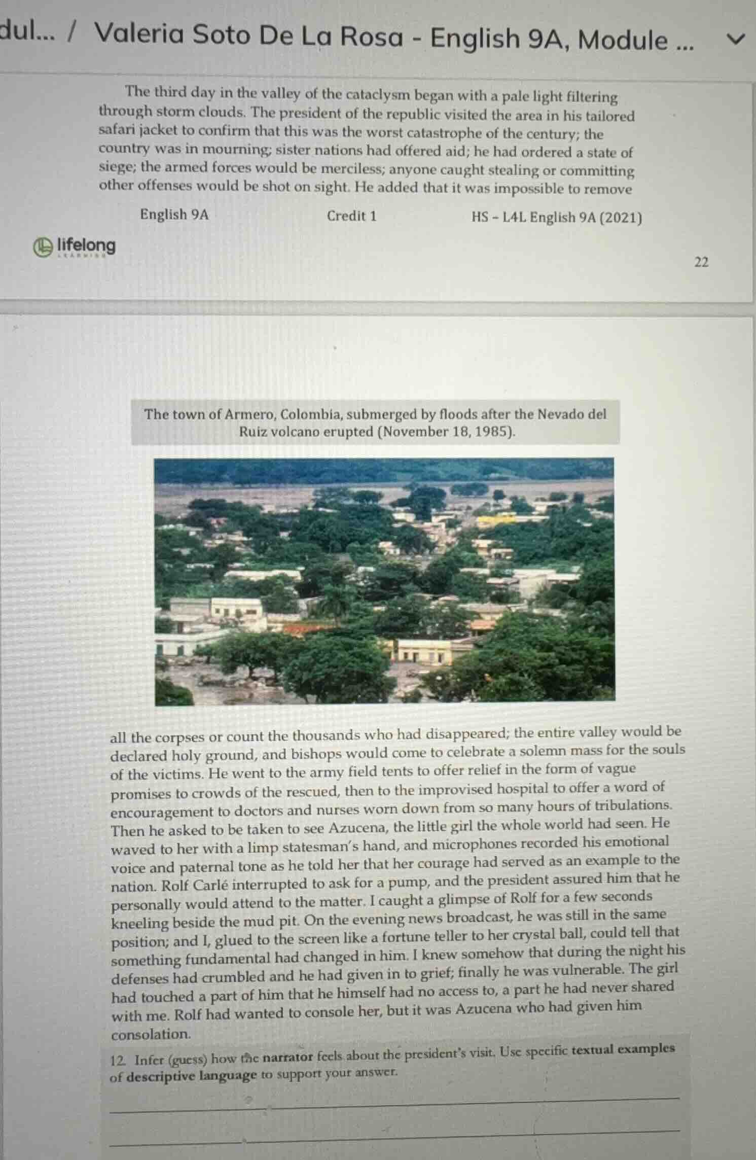 the third day in the valley of the cataclysm began with a pale light fi…