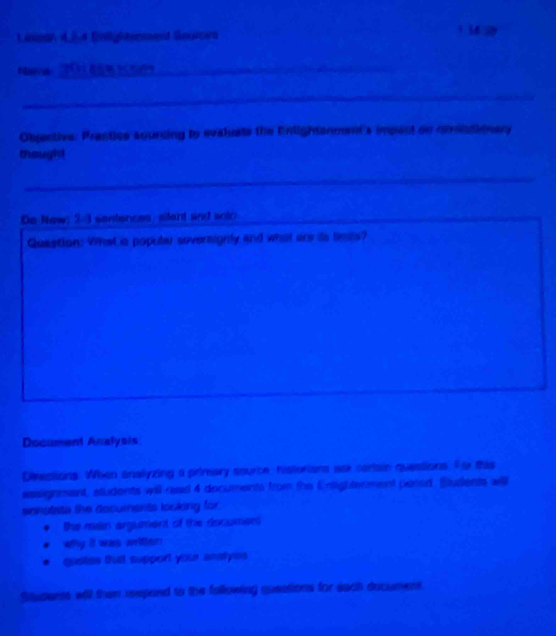 lesson 4.1.4 enlightenment democra name objective: practice sourcing to…
