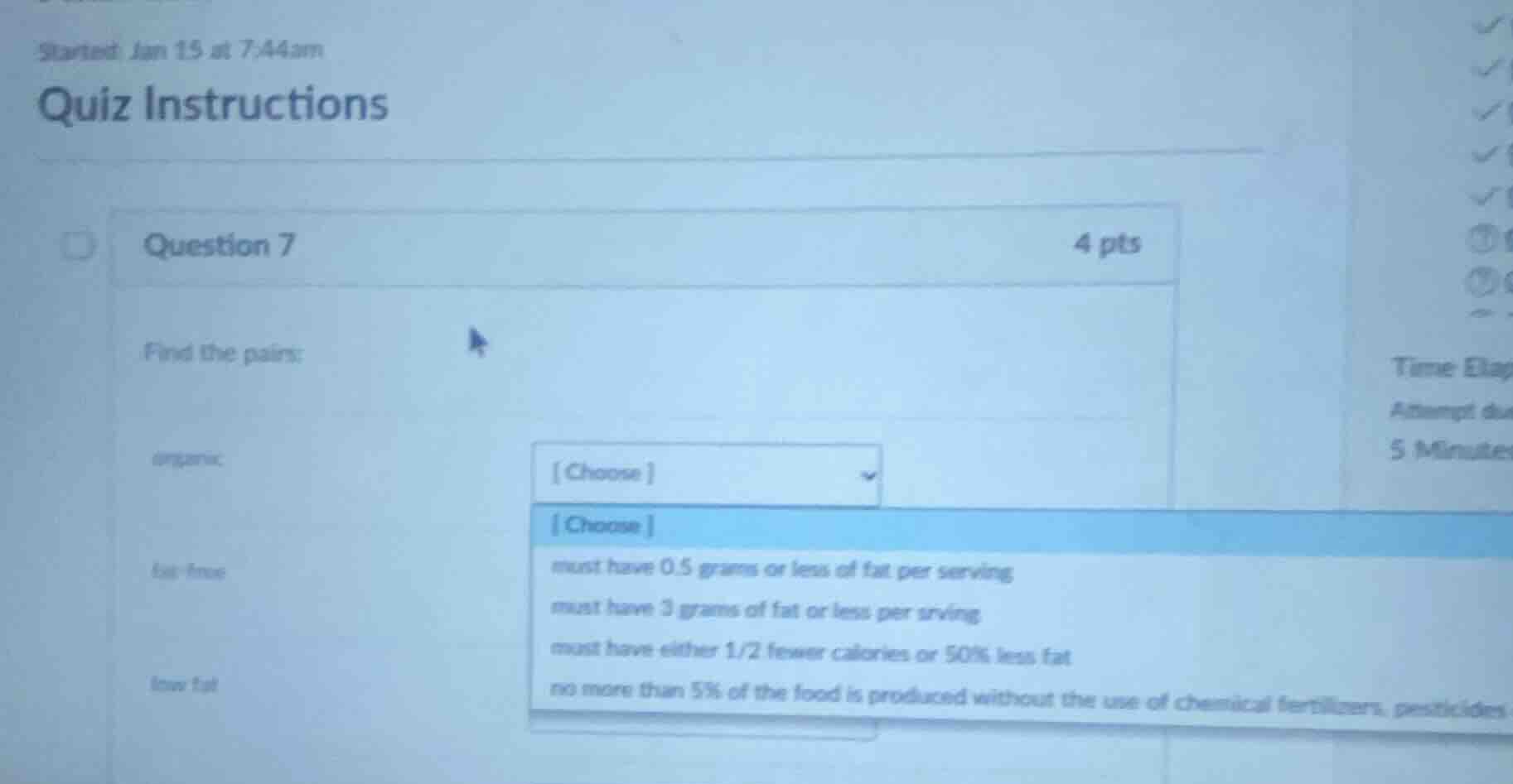 started jan 15 at 7:44am quiz instructions question 7 4 pts find the pa…