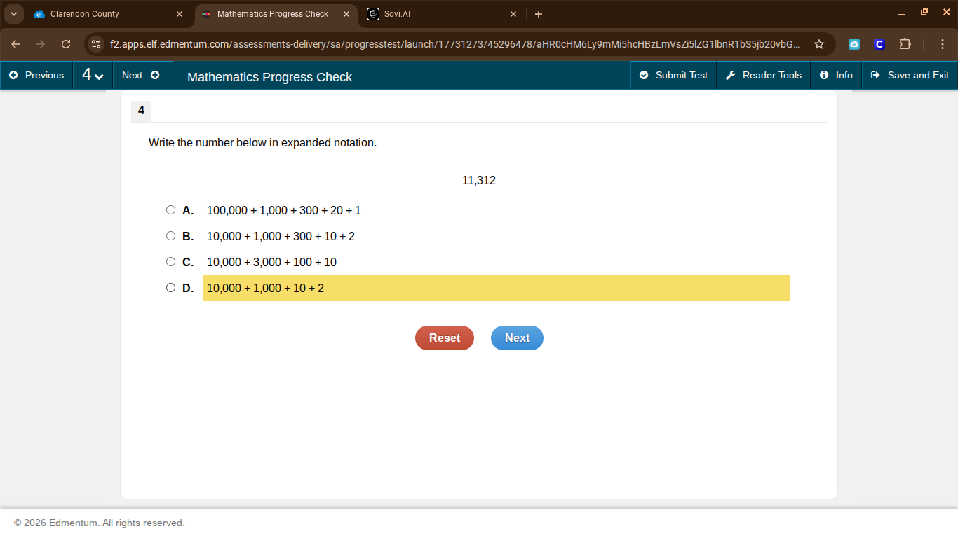 write the number below in expanded notation. 11,312 a. 100,000 + 1,000 …