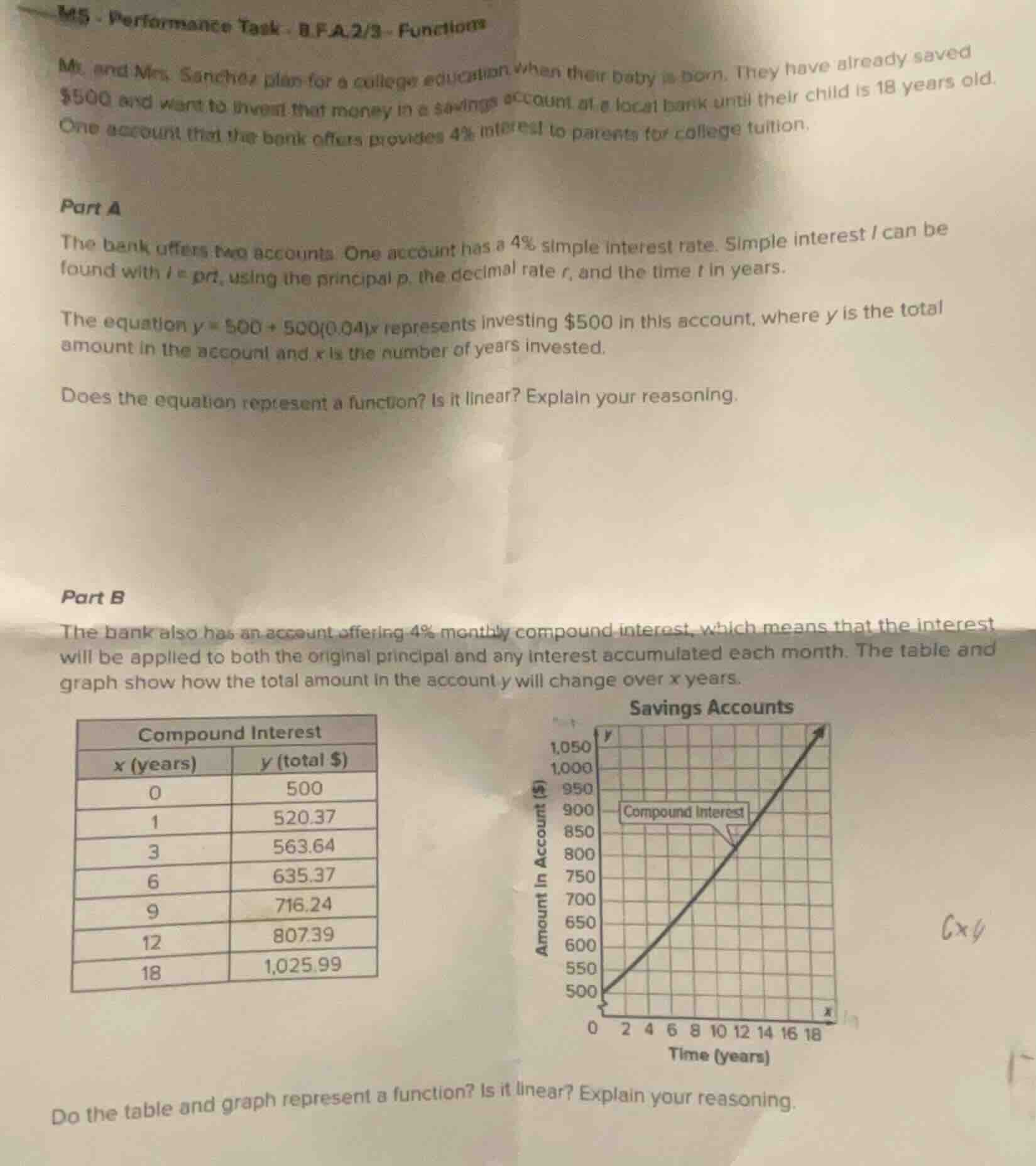 m5 - performance task - 8.f.a.2/3 - functions mr. and mrs. sanchez plan…
