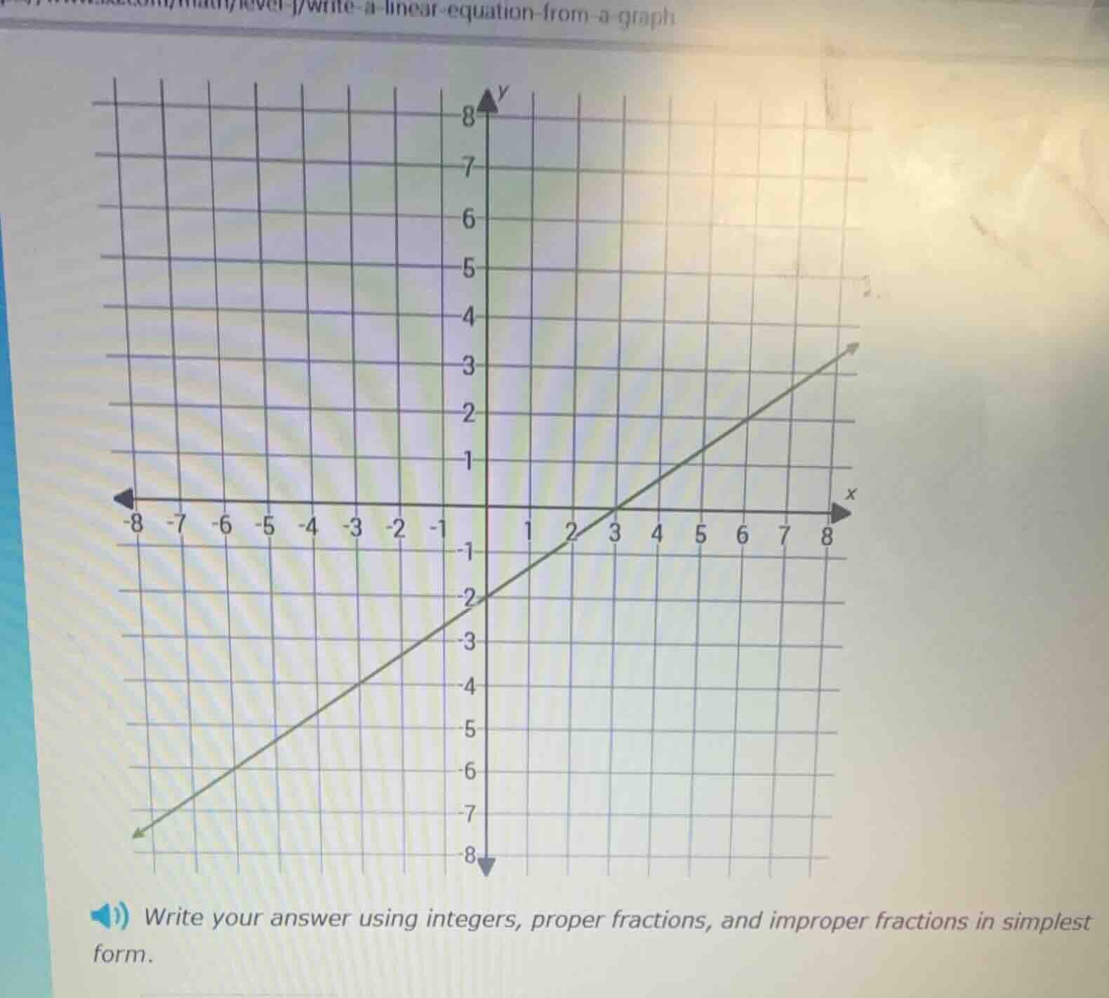 write your answer using integers, proper fractions, and improper fracti…