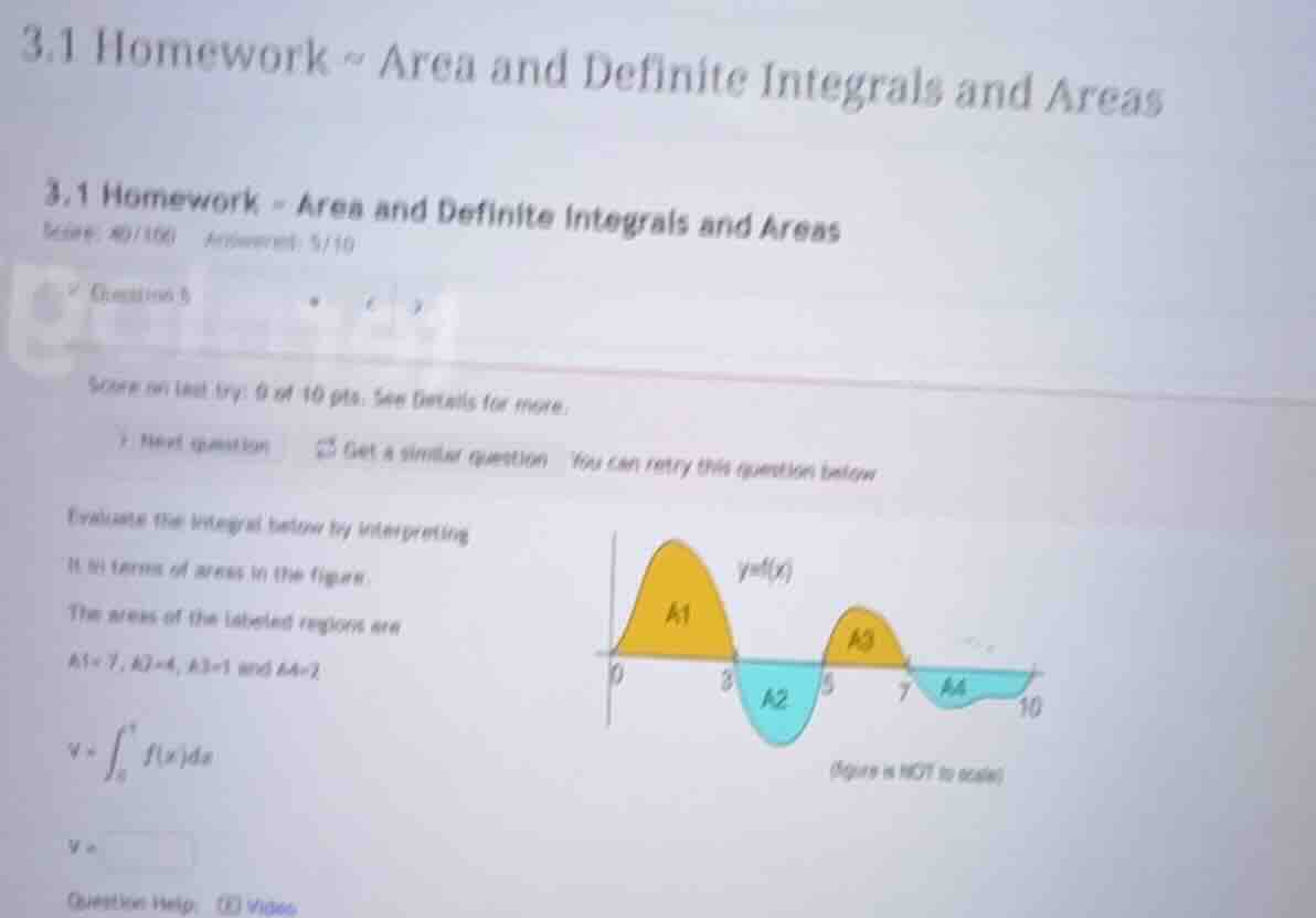 3.1 homework - area and definite integrals and areas 3.1 homework - are…