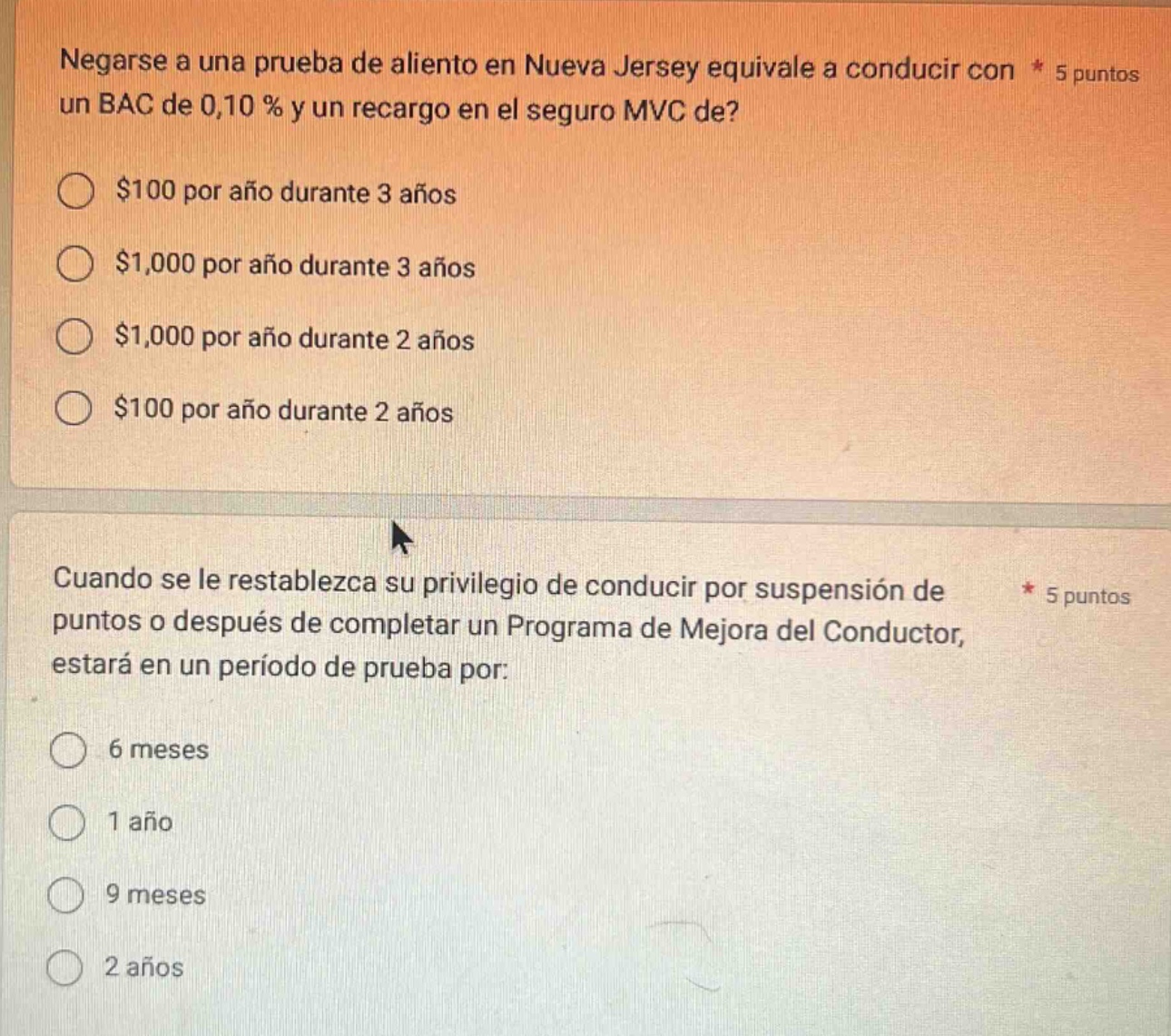 negarse a una prueba de aliento en nueva jersey equivale a conducir con…