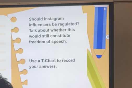 should instagram influencers be regulated? talk about whether this woul…