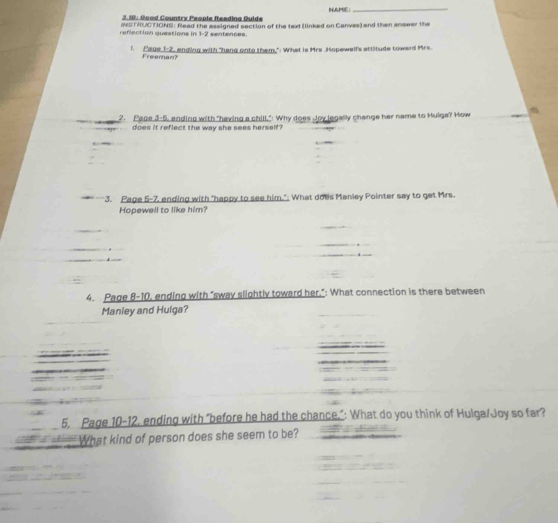 3.10: good country people reading guide instructions: read the assigned…