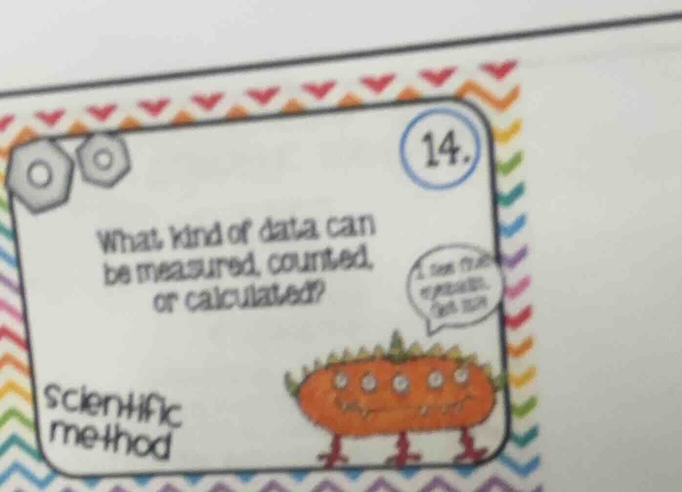 14. what kind of data can be measured, counted, or calculated? scientif…