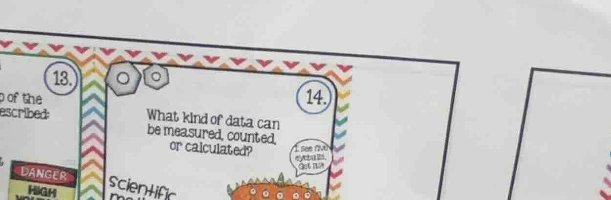 14. what kind of data can be measured, counted, or calculated? i see fi…