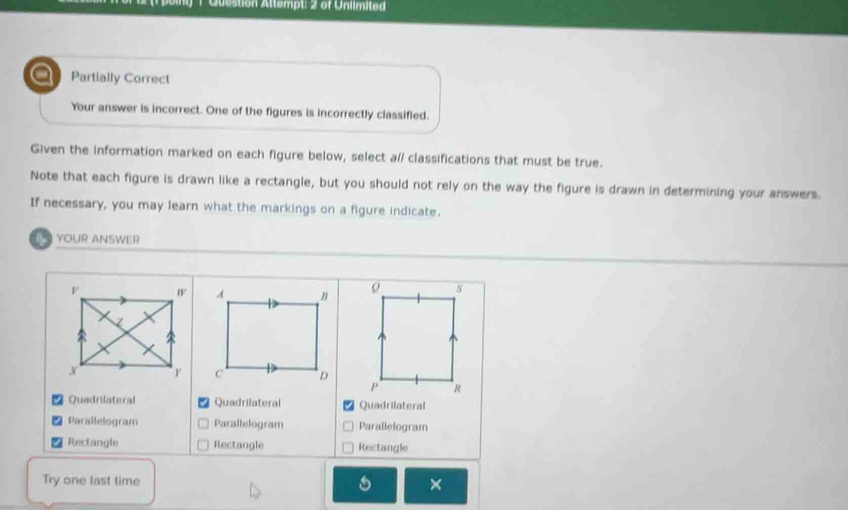 partially correct your answer is incorrect. one of the figures is incor…