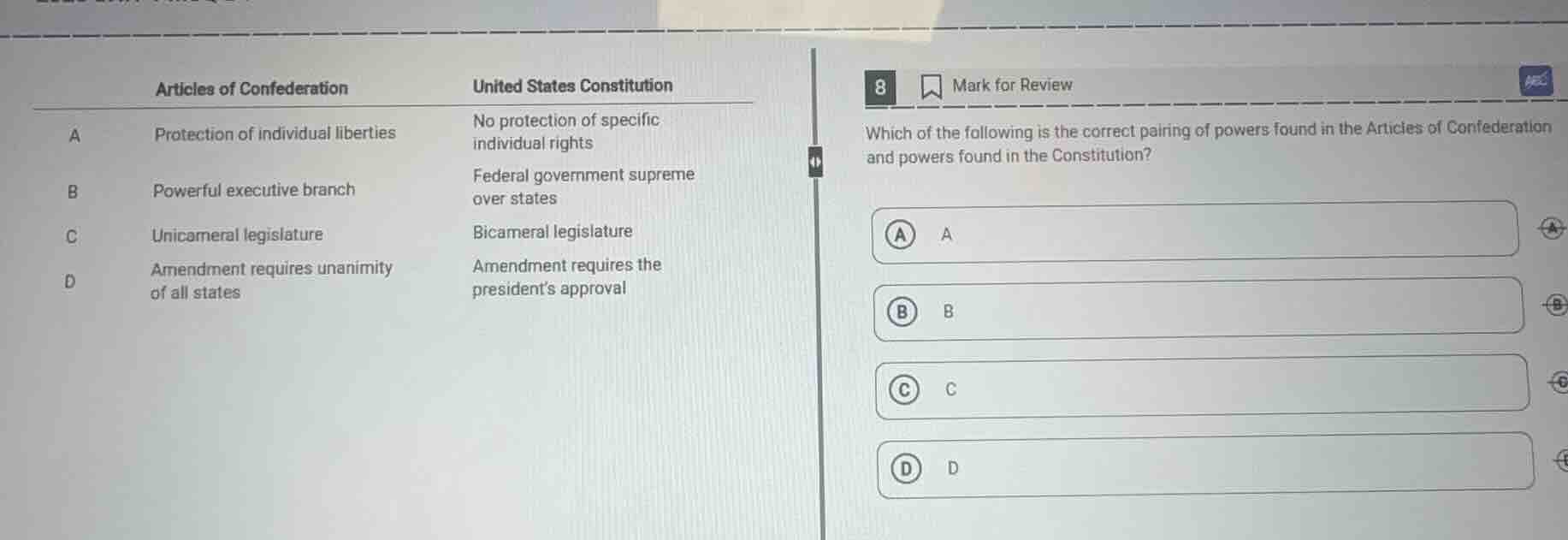 articles of confederation united states constitution a protection of in…