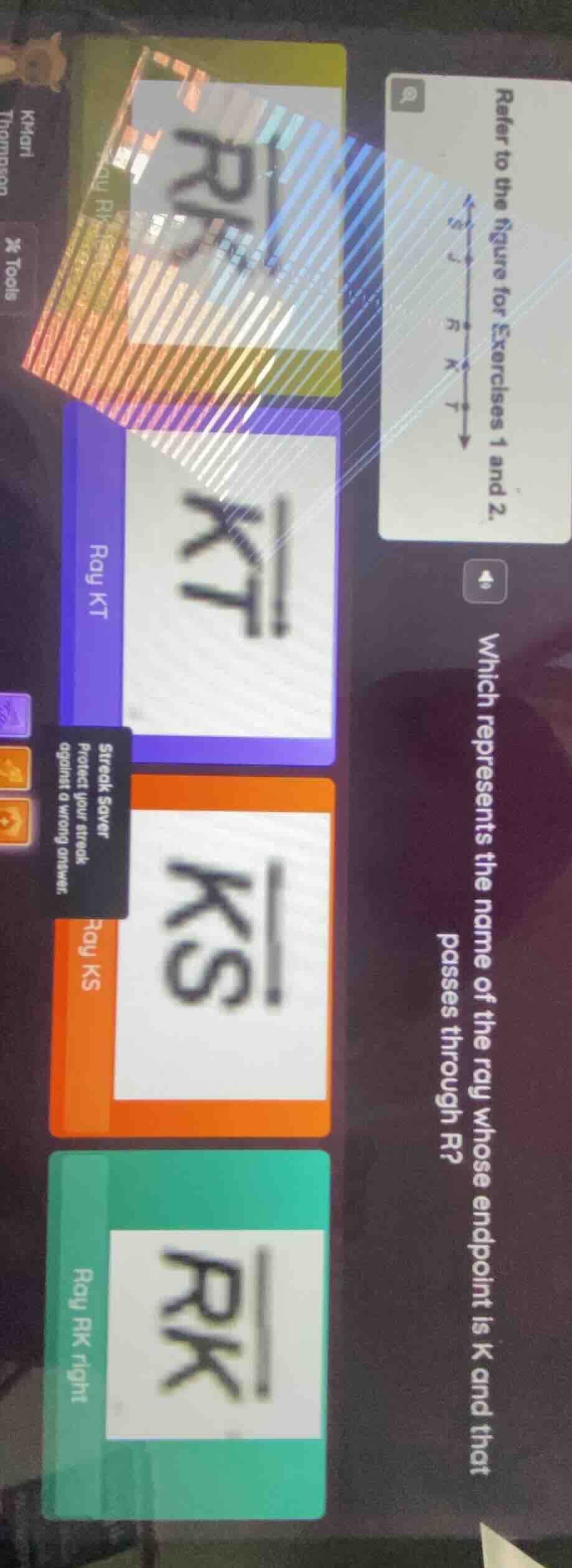 refer to the figure for exercises 1 and 2. which represents the name of…