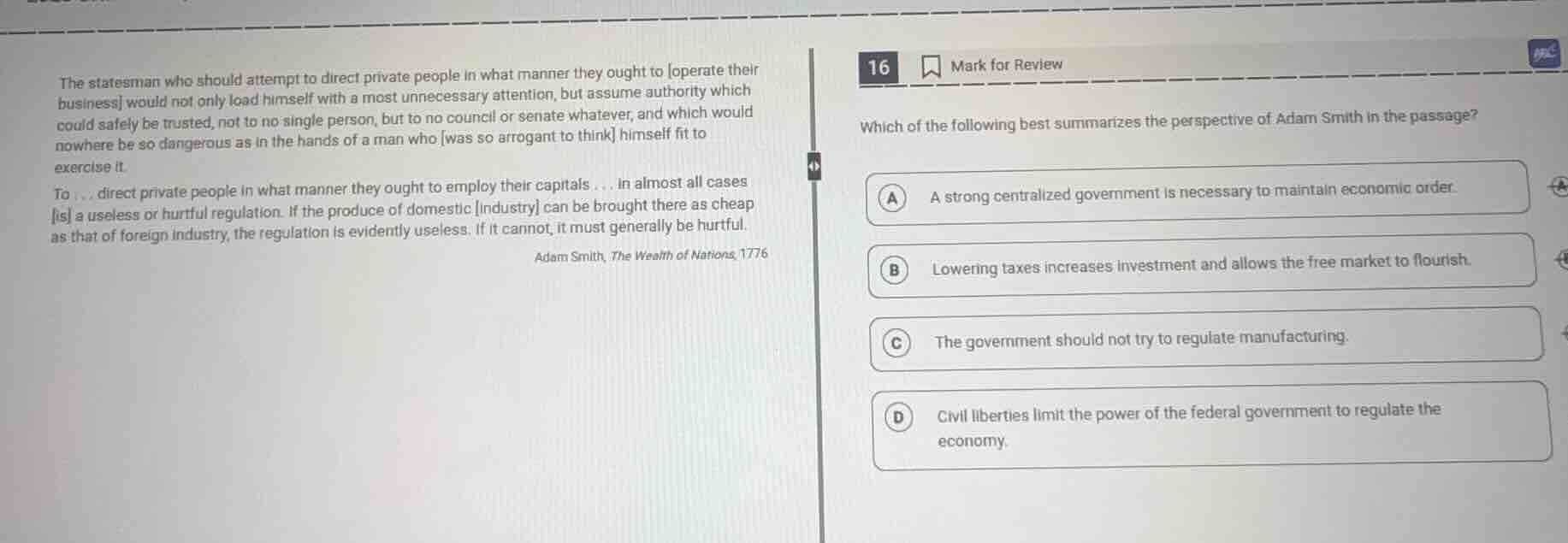 the statesman who should attempt to direct private people in what manne…