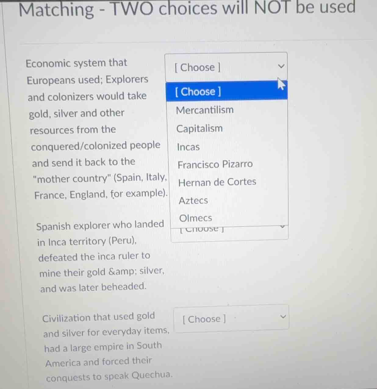 matching - two choices will not be used economic system that europeans …