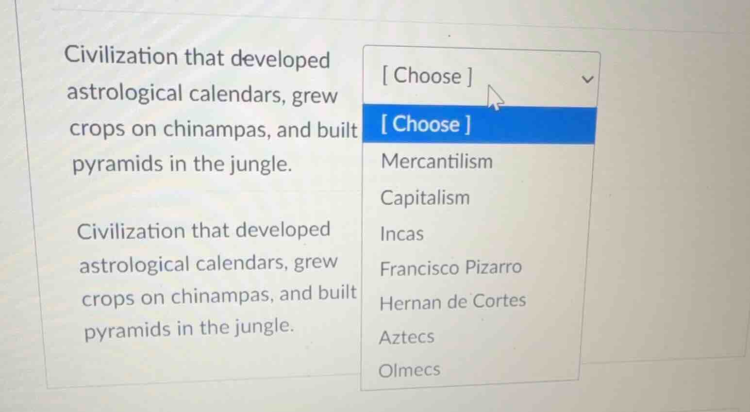 civilization that developed astrological calendars, grew crops on china…