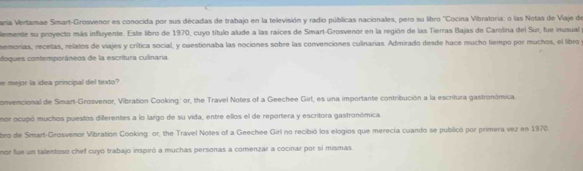 ana vertamae smart - grosvenor es conocida por sus décadas de trabajo e…