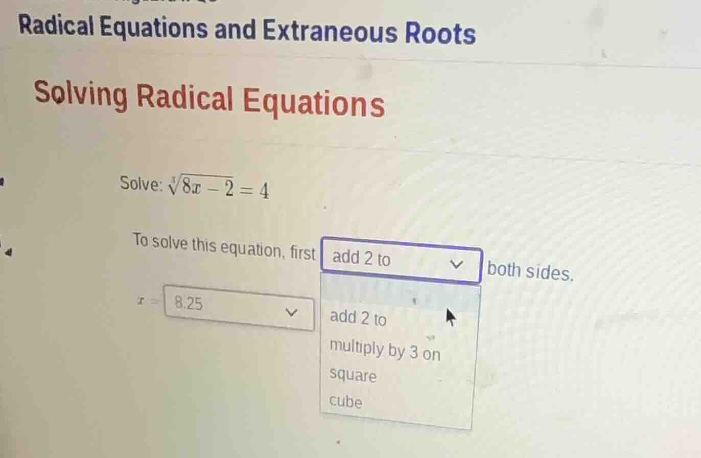 radical equations and extraneous roots solving radical equations solve:…