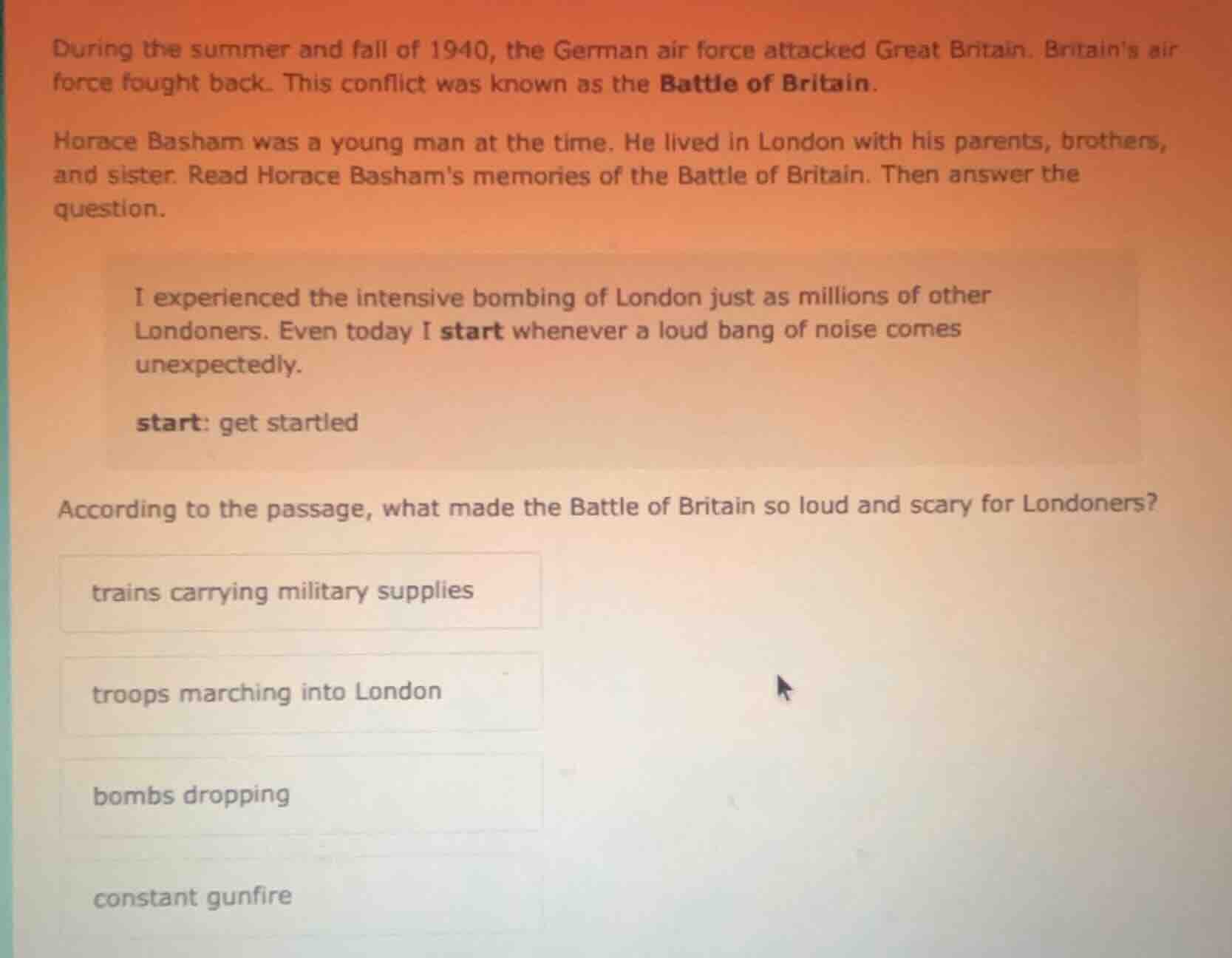 during the summer and fall of 1940, the german air force attacked great…