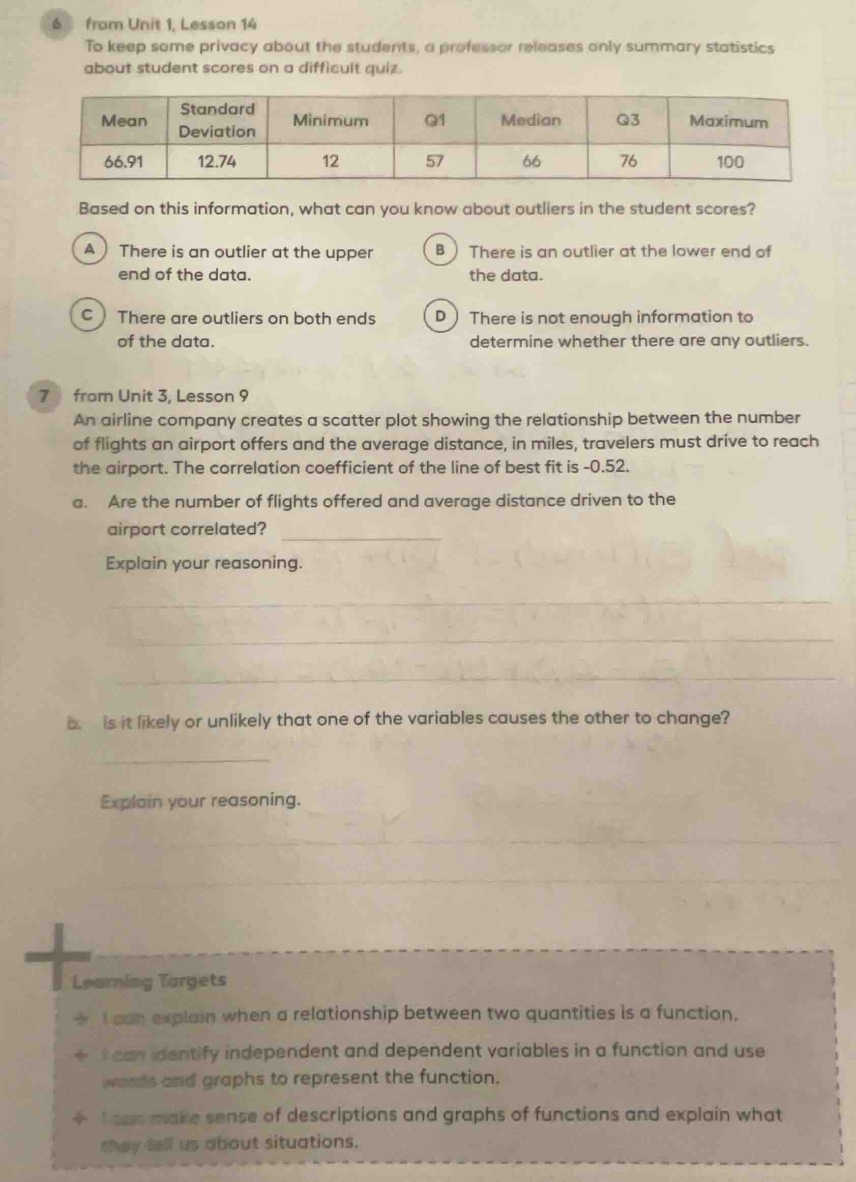 6 from unit 1, lesson 14 to keep some privacy about the students, a pro…