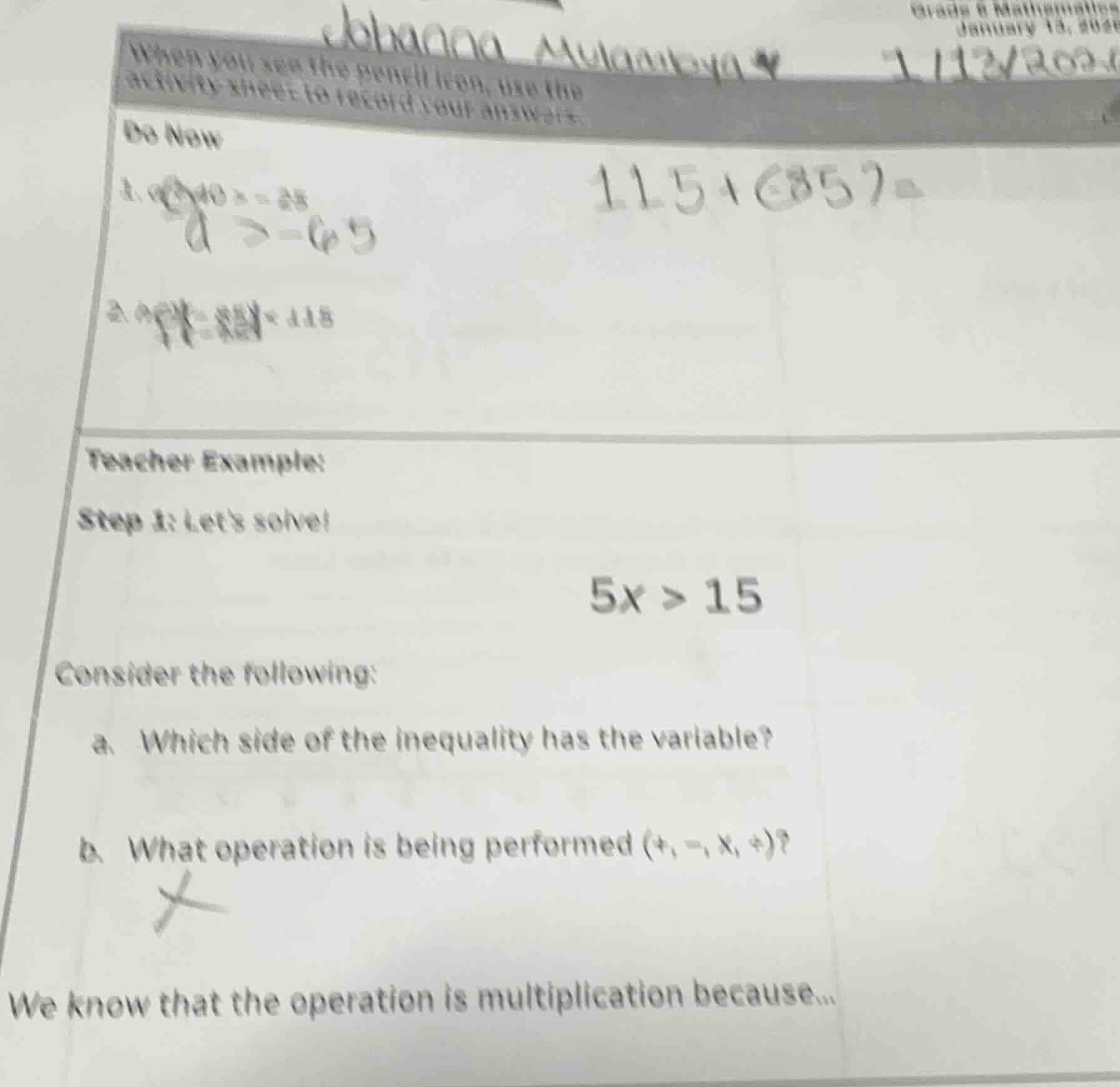 when you see the pencil icon, use the activity sheet to record your ans…