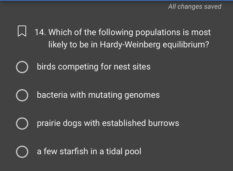 14. which of the following populations is most likely to be in hardy-we…