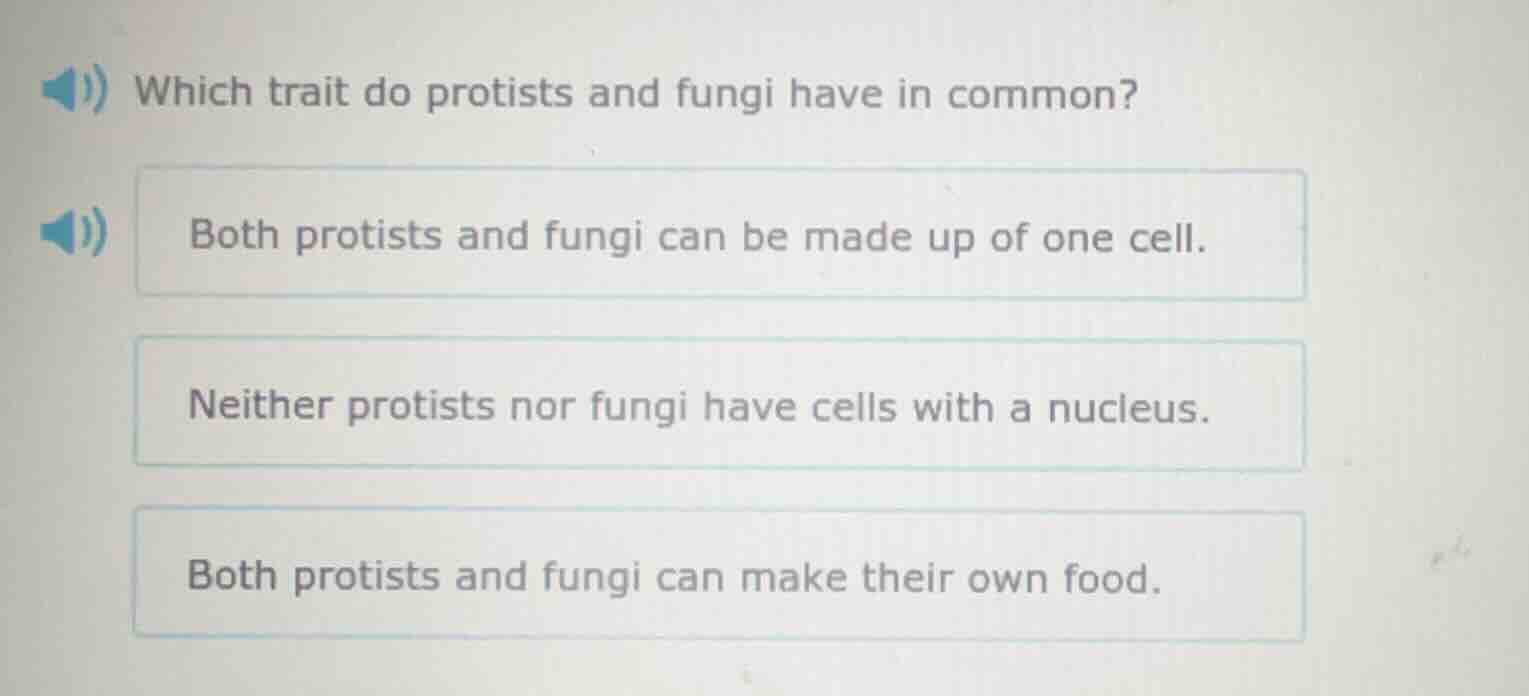 which trait do protists and fungi have in common? both protists and fun…