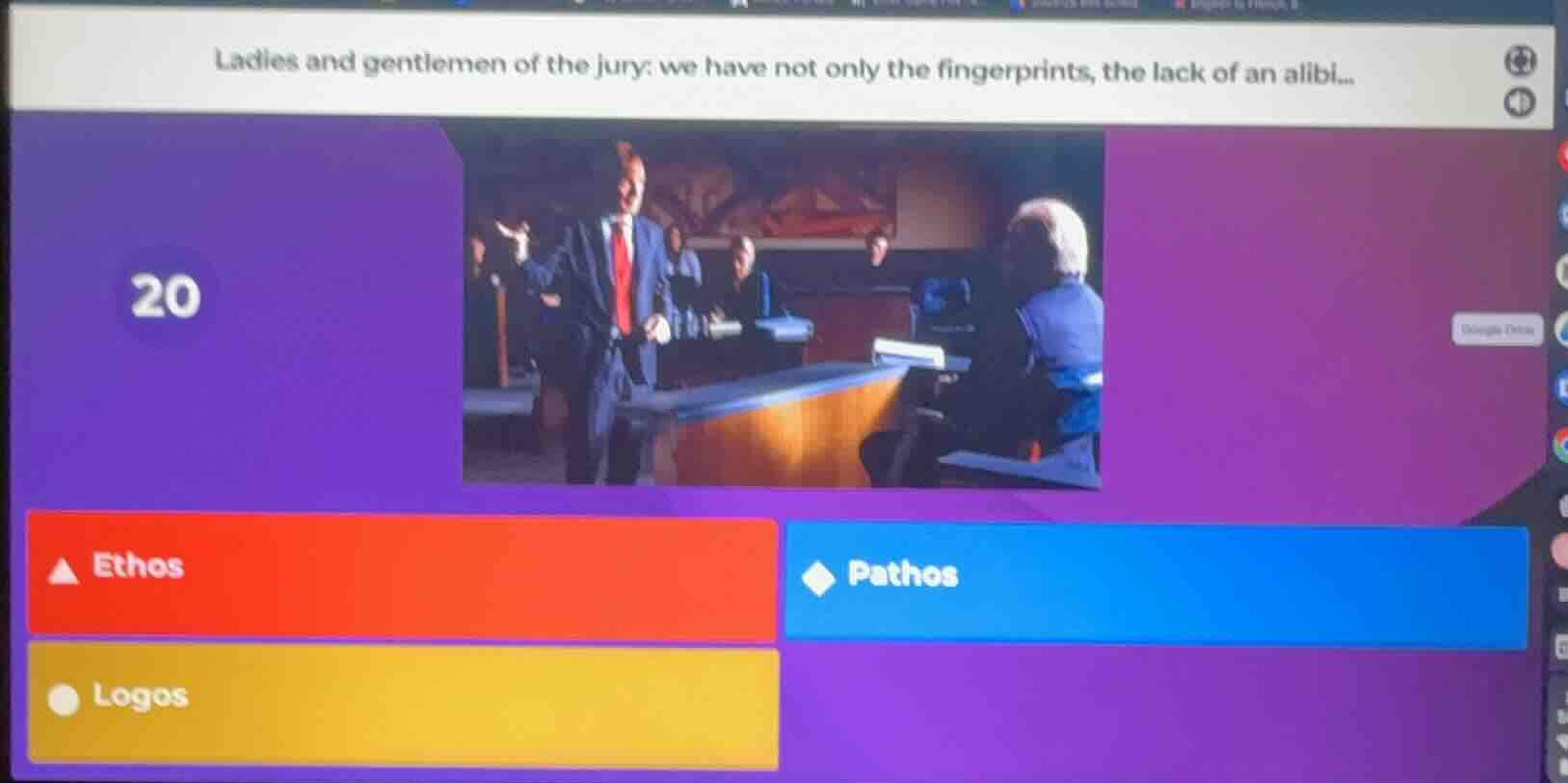 ladies and gentlemen of the jury: we have not only the fingerprints, th…