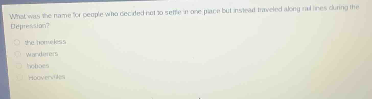 what was the name for people who decided not to settle in one place but…