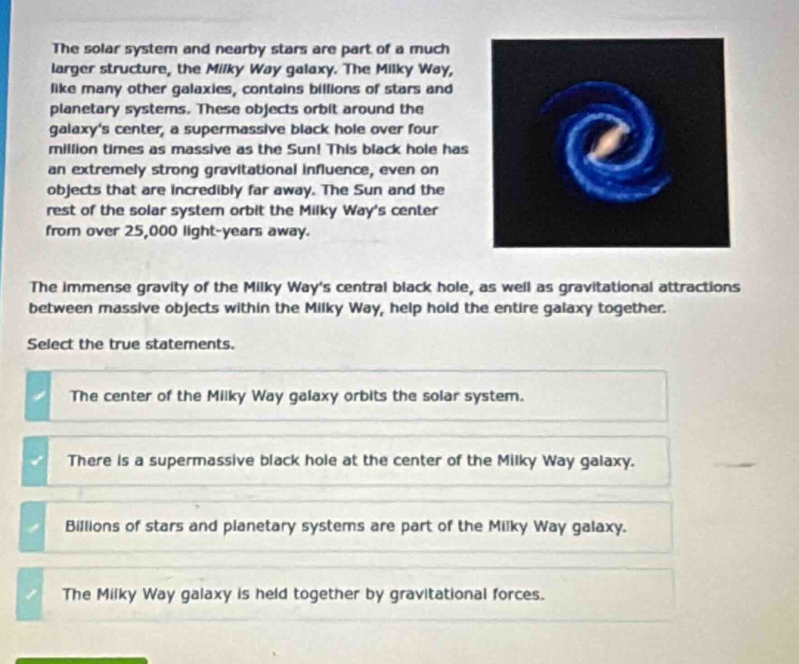 the solar system and nearby stars are part of a much larger structure, …