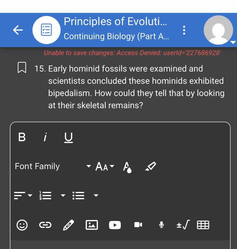 15. early hominid fossils were examined and scientists concluded these …