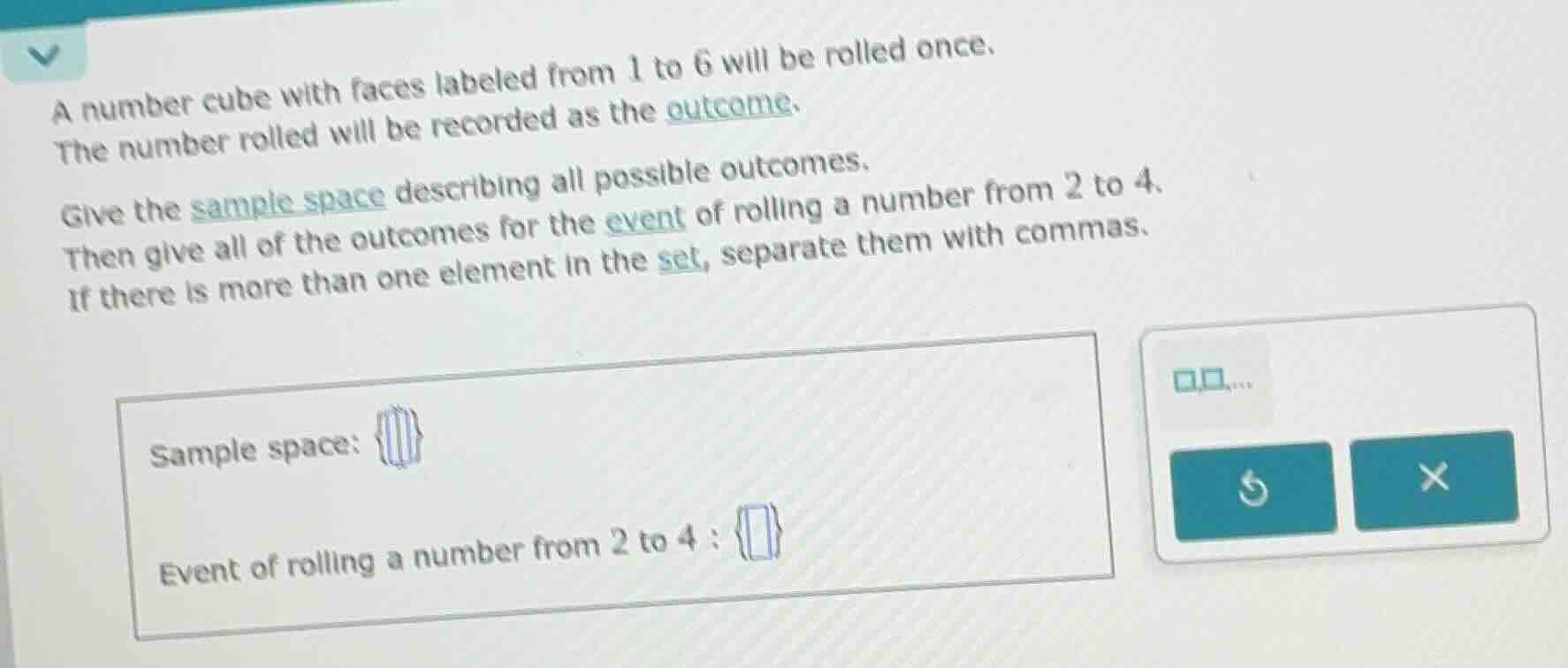 a number cube with faces labeled from 1 to 6 will be rolled once. the n…