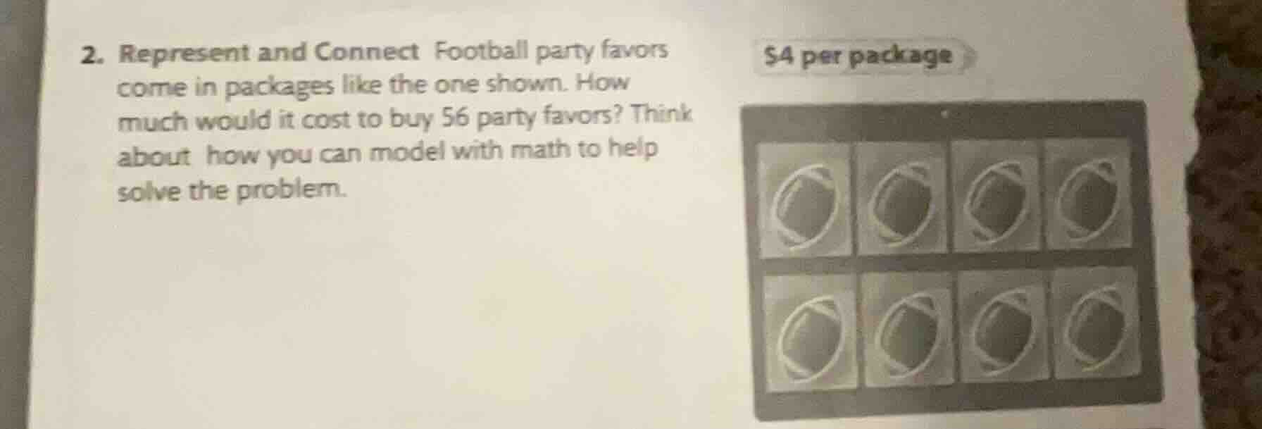 2. represent and connect football party favors come in packages like th…