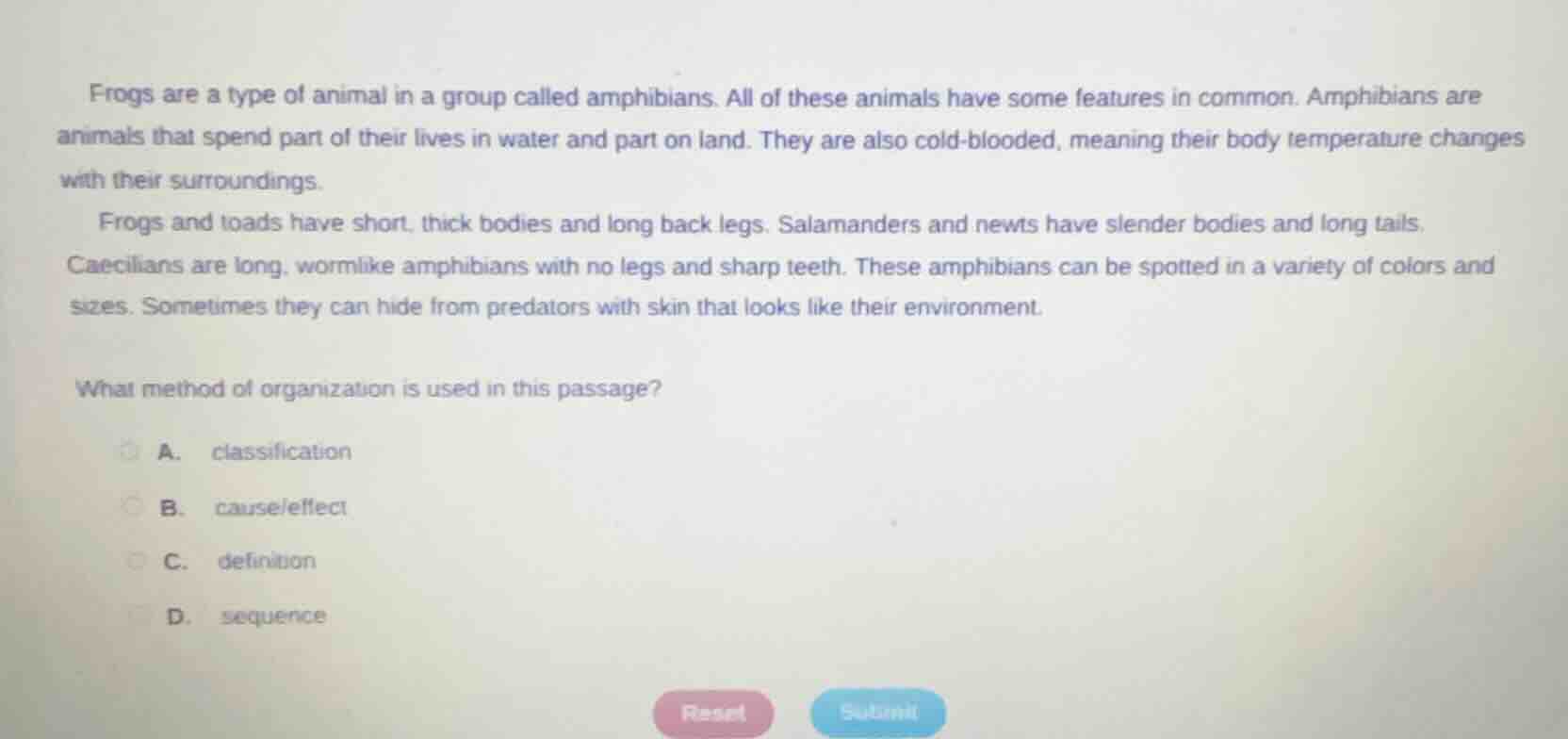 frogs are a type of animal in a group called amphibians. all of these a…