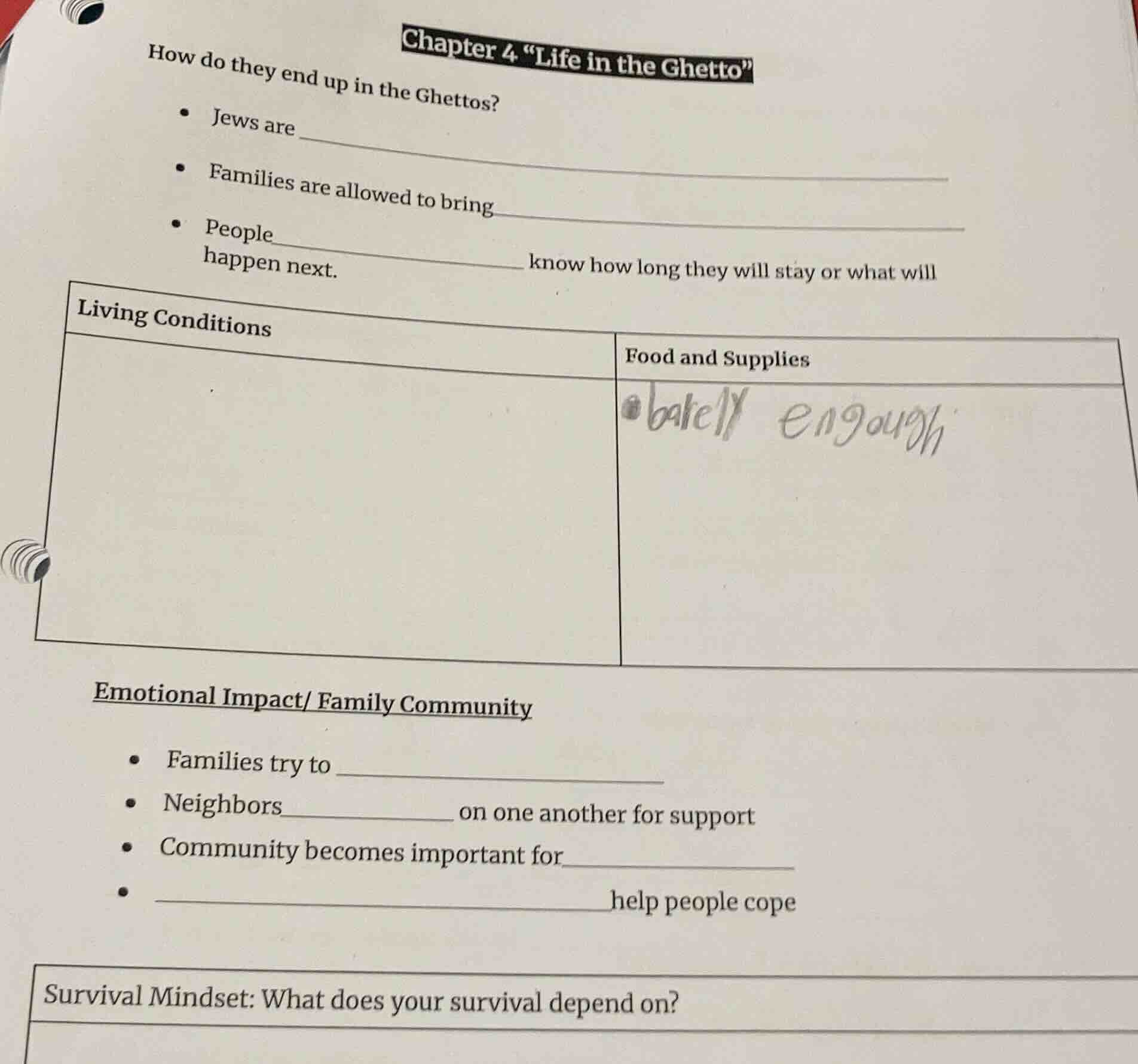 chapter 4 \life in the ghetto\ how do they end up in the ghettos? - jew…