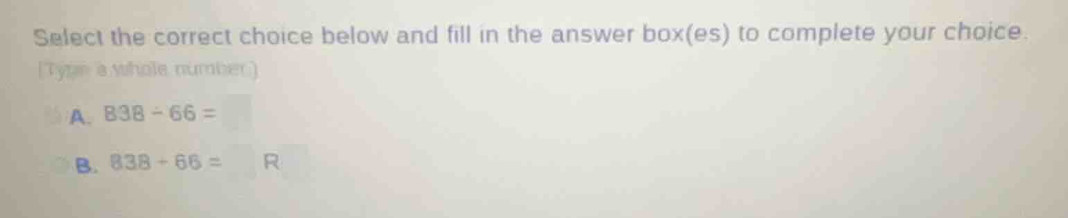 select the correct choice below and fill in the answer box(es) to compl…