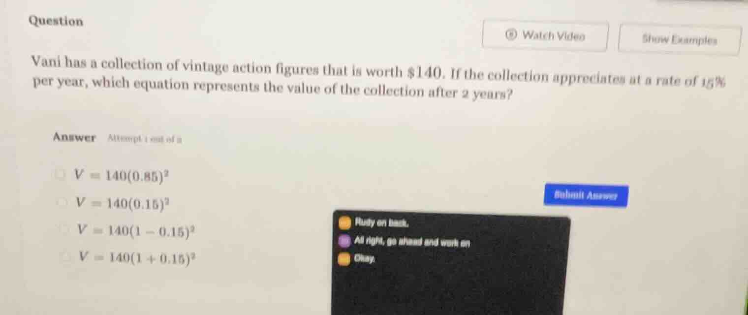 question vani has a collection of vintage action figures that is worth …