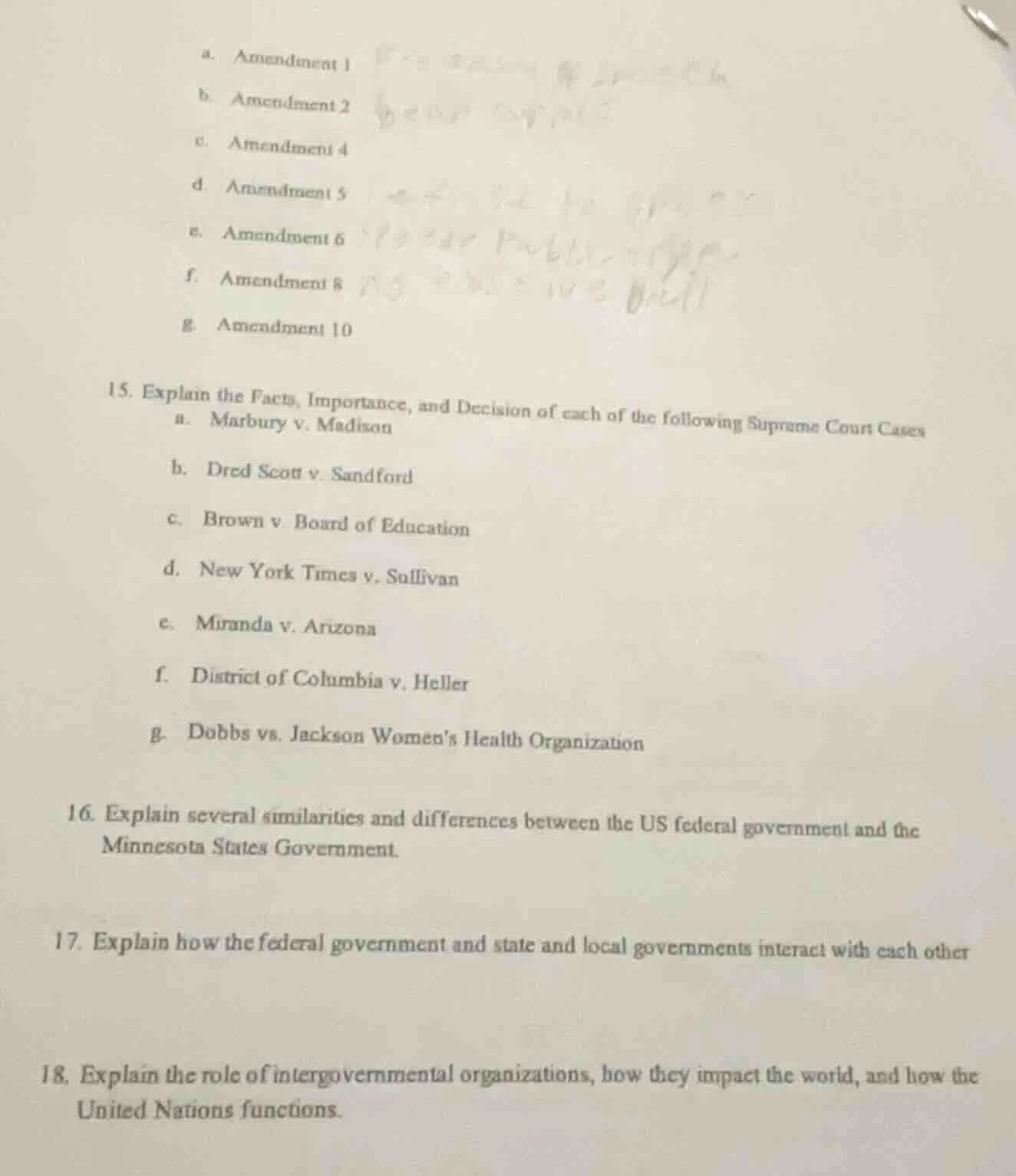a. amendment 1 b. amendment 2 c. amendment 4 d. amendment 5 e. amendmen…