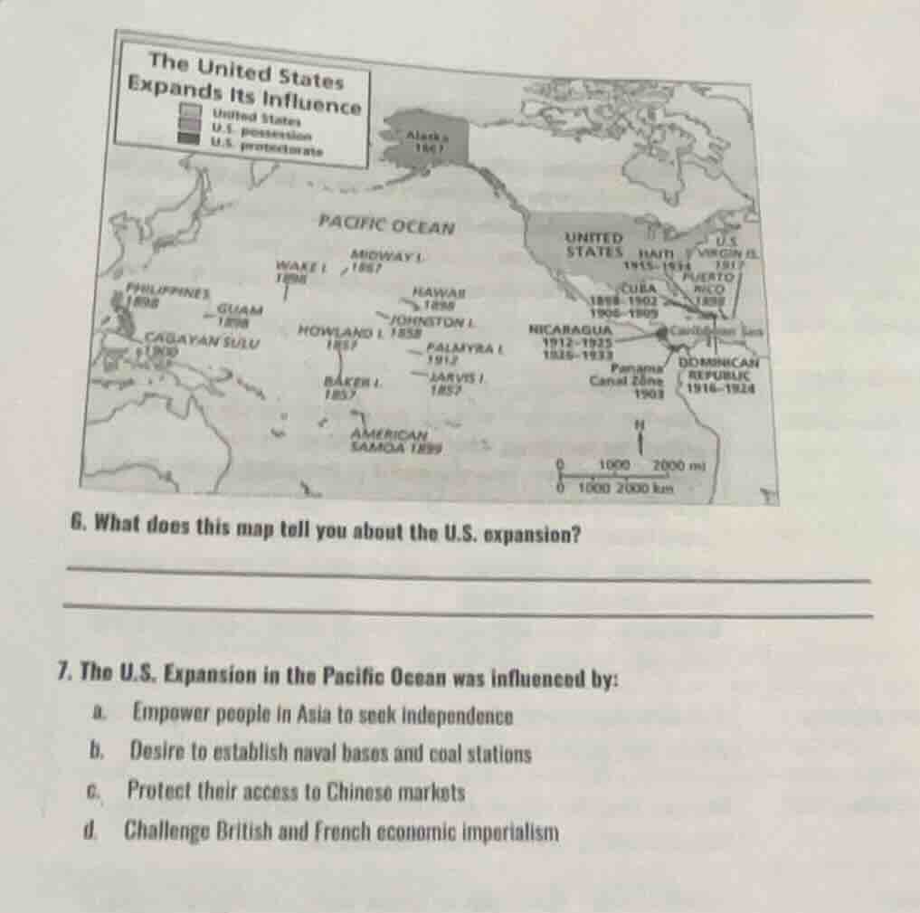 the united states expands its influence united states u.s. possession u…